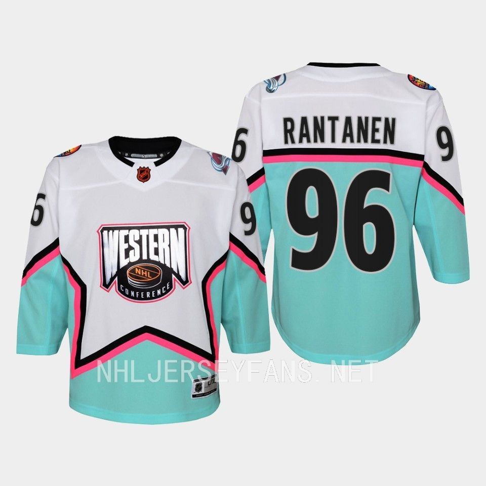 Mikko Rantanen 96 Colorado Avalanche 2023 All-Star Western Conference Stitched Jersey White