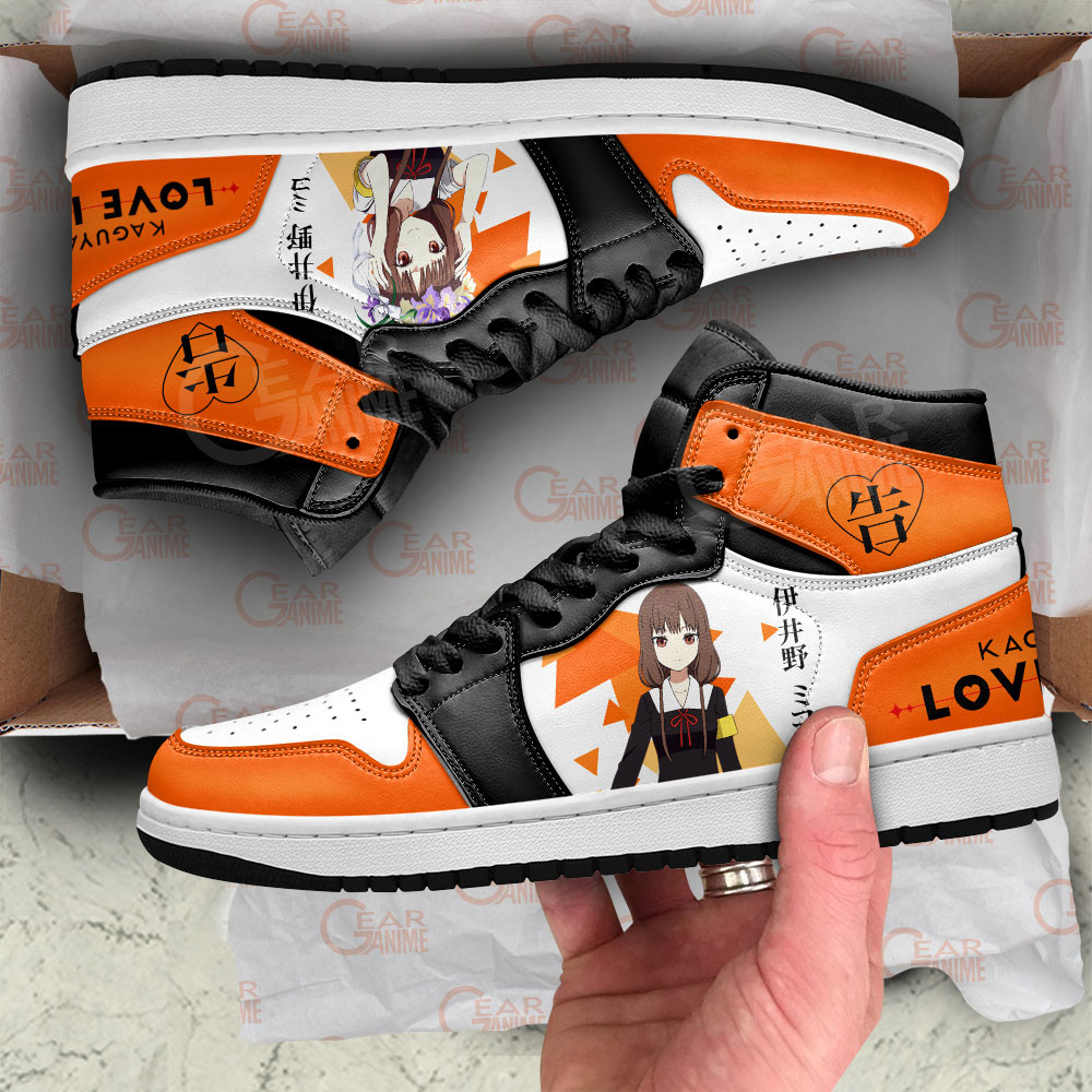Miko Iino JD1s Sneakers Kaguya-sama Love is War Anime Shoes, Air Jordan Hightop