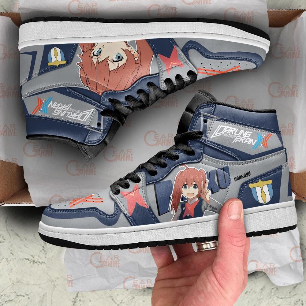 Miku Darling In The Franxx JD1s Sneakers Code 309 Shoes, Air Jordan Hightop