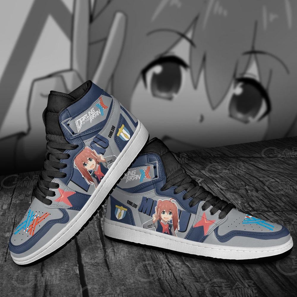 Miku Darling In The Franxx JD1s Sneakers Code 309 Shoes, Air Jordan Hightop