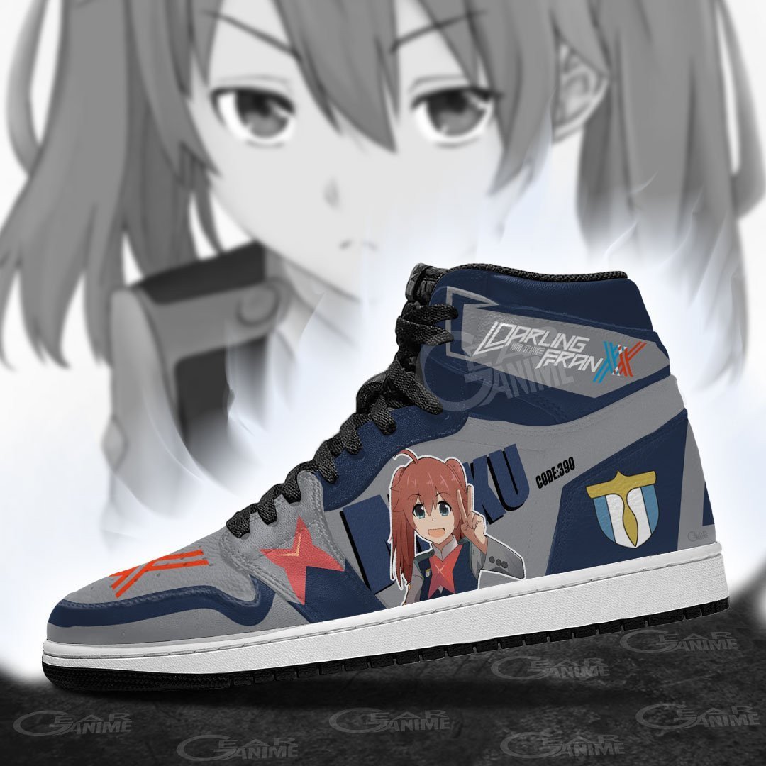 Miku Darling In The Franxx JD1s Sneakers Code 309 Shoes, Air Jordan Hightop