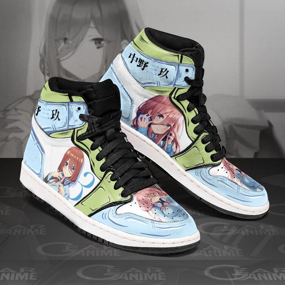 Miku Nakano JD1s Sneakers Anime Quintessential Quintuplets Shoes, Air Jordan Hightop