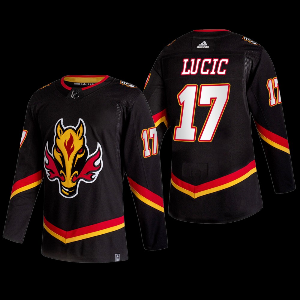 Milan Lucic #17 Calgary Flames Alternate 2022-23 Black Jersey