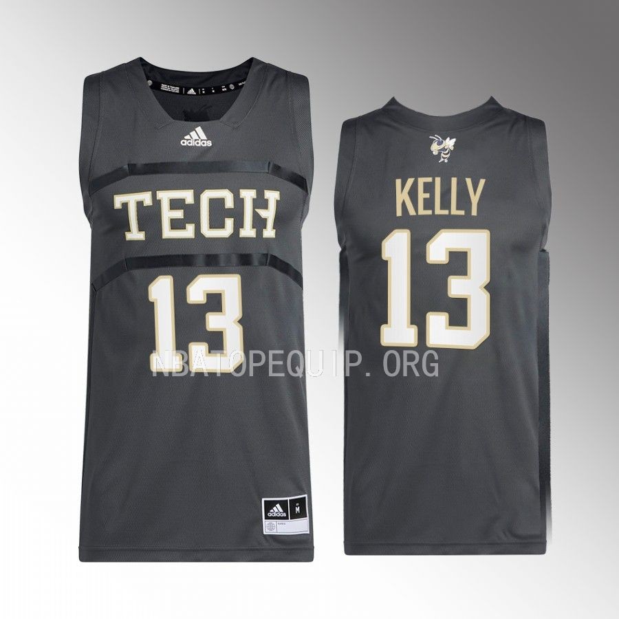 Miles Kelly Georgia Tech Yellow Jackets Grey Jersey 2022-23 Swingman