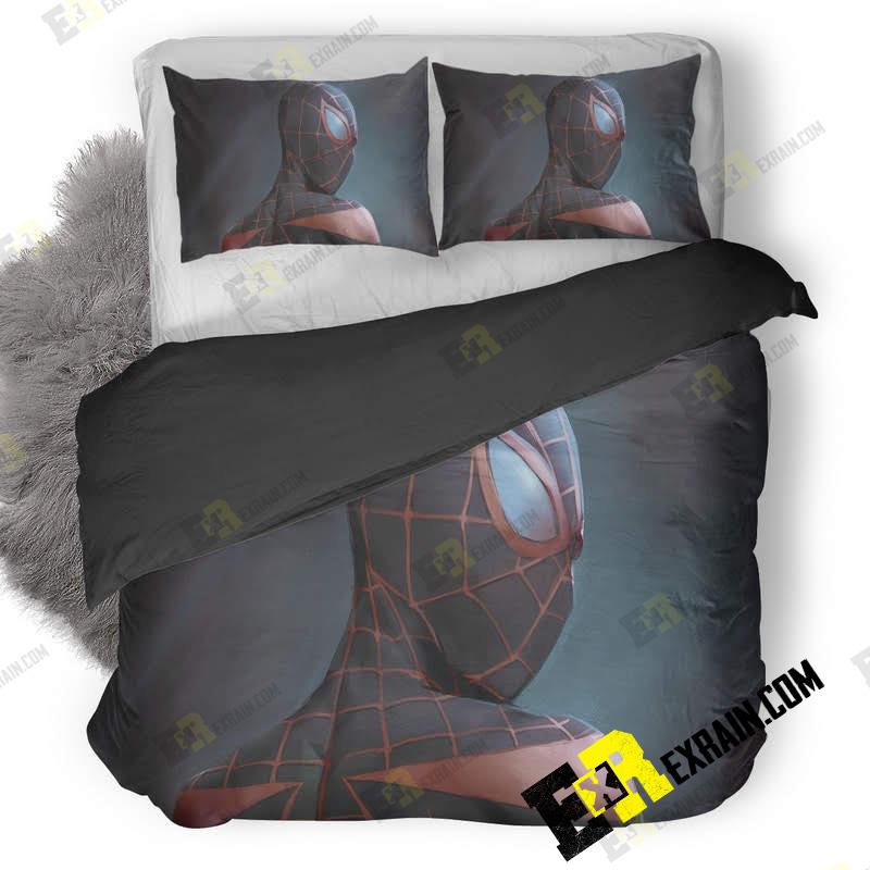 Miles Morales In Spider Man Into The Spider Verse W6 3D Customized Duvet Cover Bedding Set