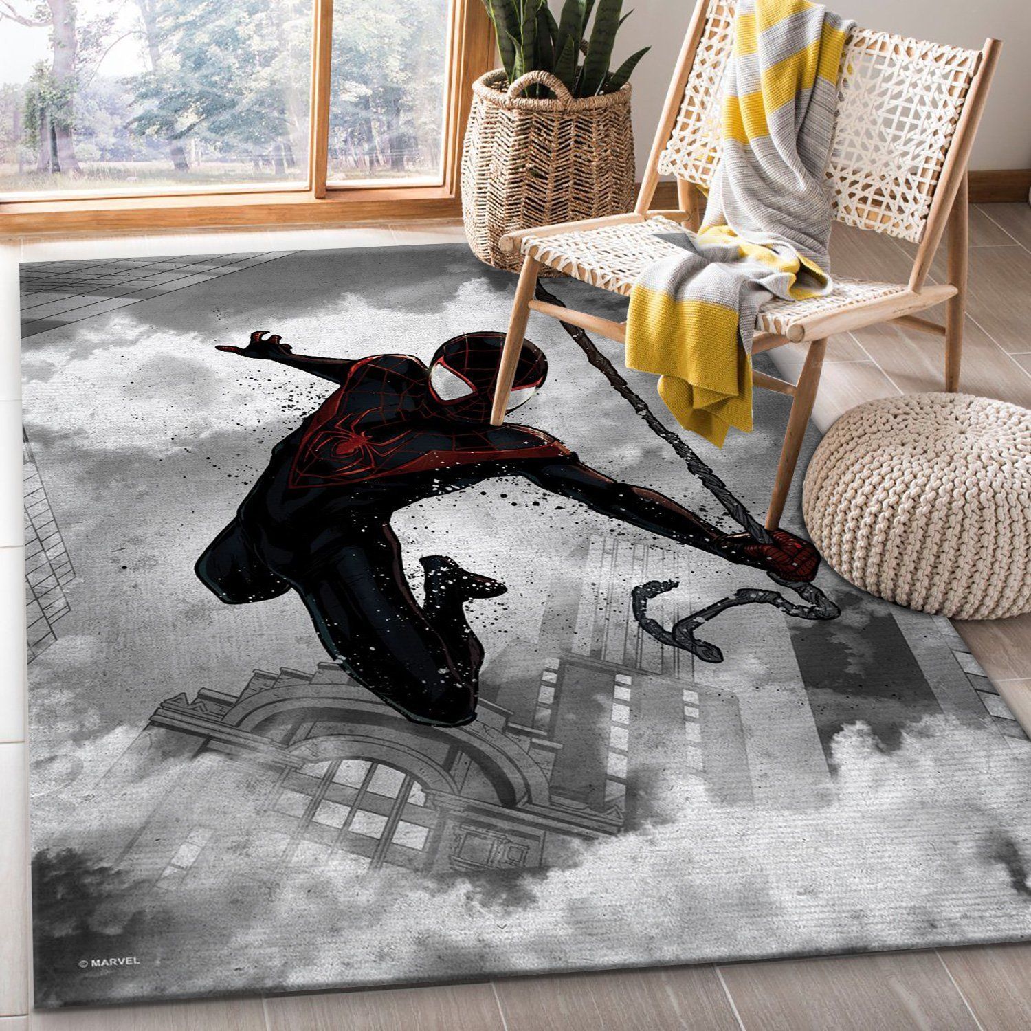 Miles Morales Rectangle Rug – Custom Size And Printing