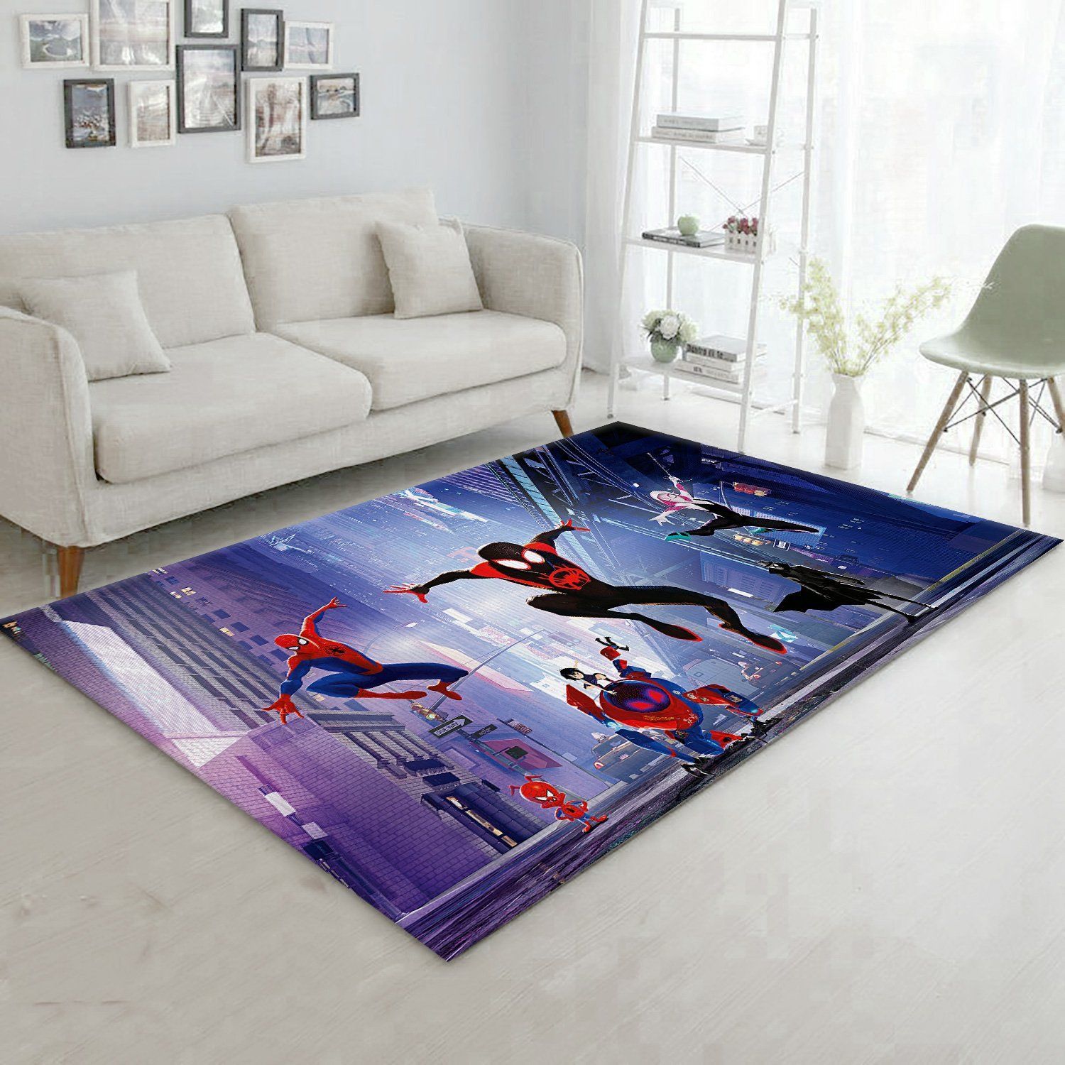 Miles Morales Spider Man Rectangle Rug – Custom Size And Printing