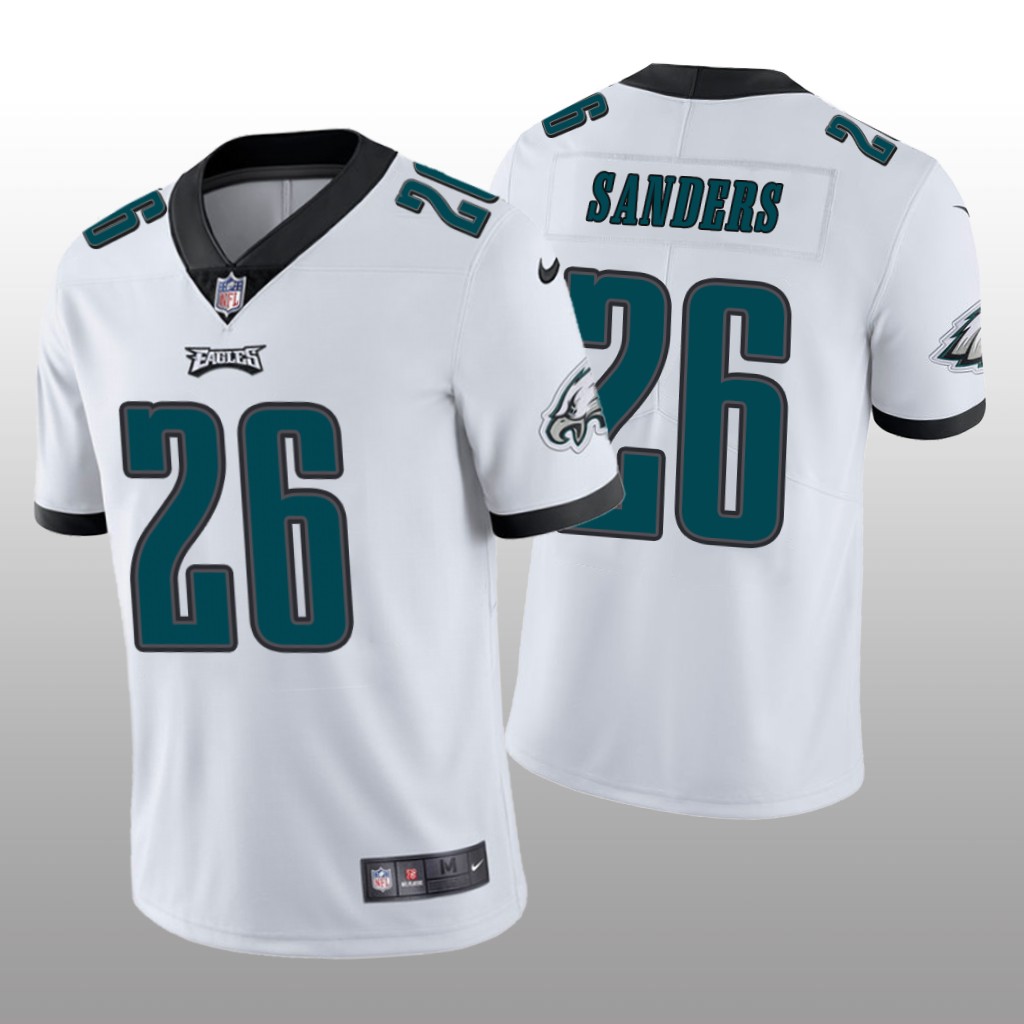 Miles Sanders Philadelphia Eagles White NFL Draft Vapor Limited Jersey