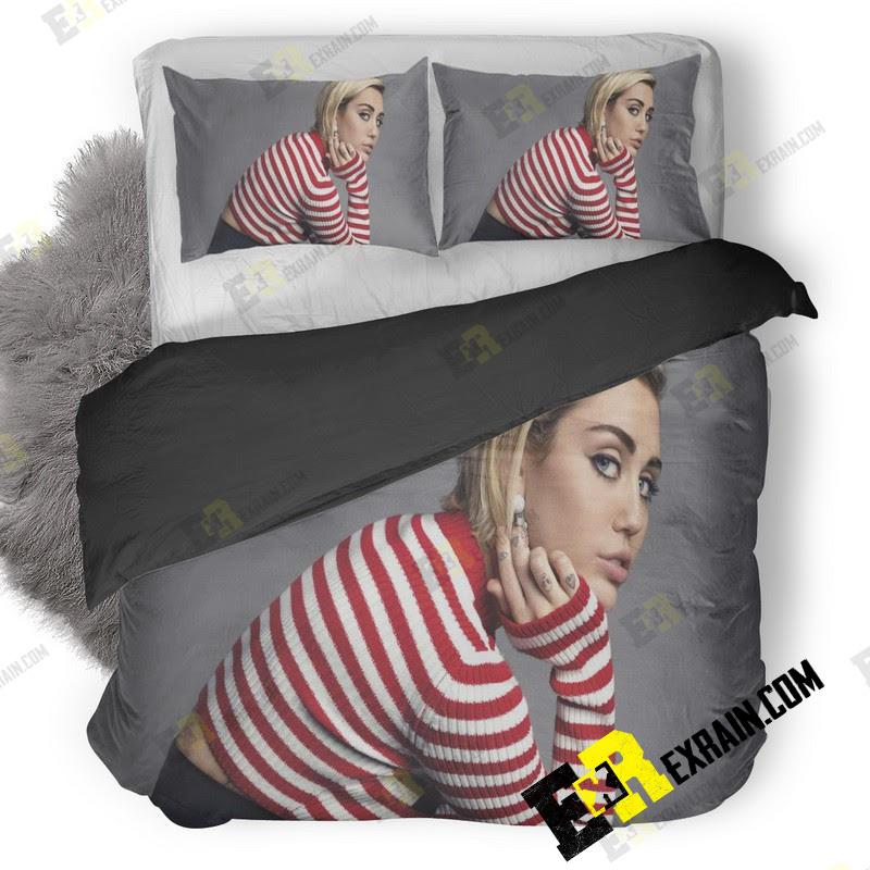 Miley Cyrus 3D Customized Duvet Cover Bedding Set