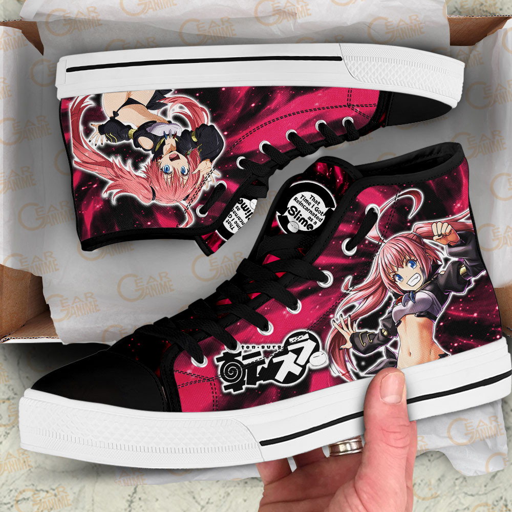 Milim Nava High Top Shoes Custom Reincarnated as a Slime Anime Sneakers