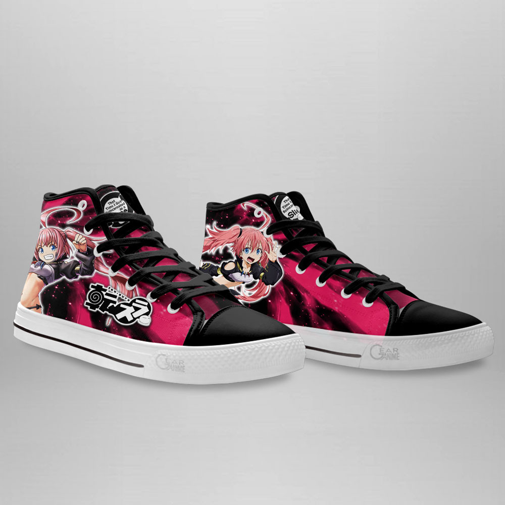 Milim Nava High Top Shoes Custom Reincarnated as a Slime Anime Sneakers