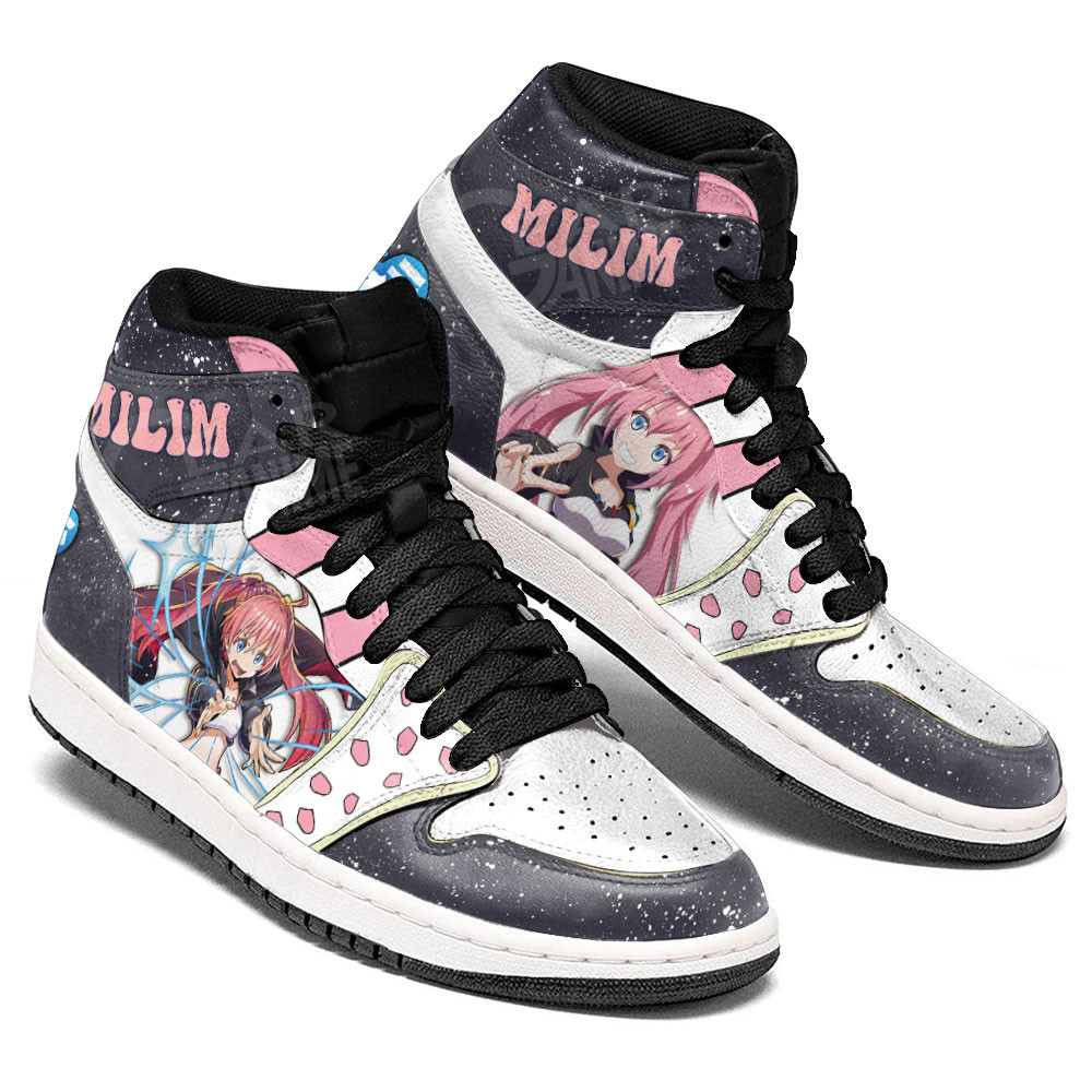 Milim Nava JD1s Sneakers Reincarnated as a Slime Anime Shoes, Air Jordan Hightop