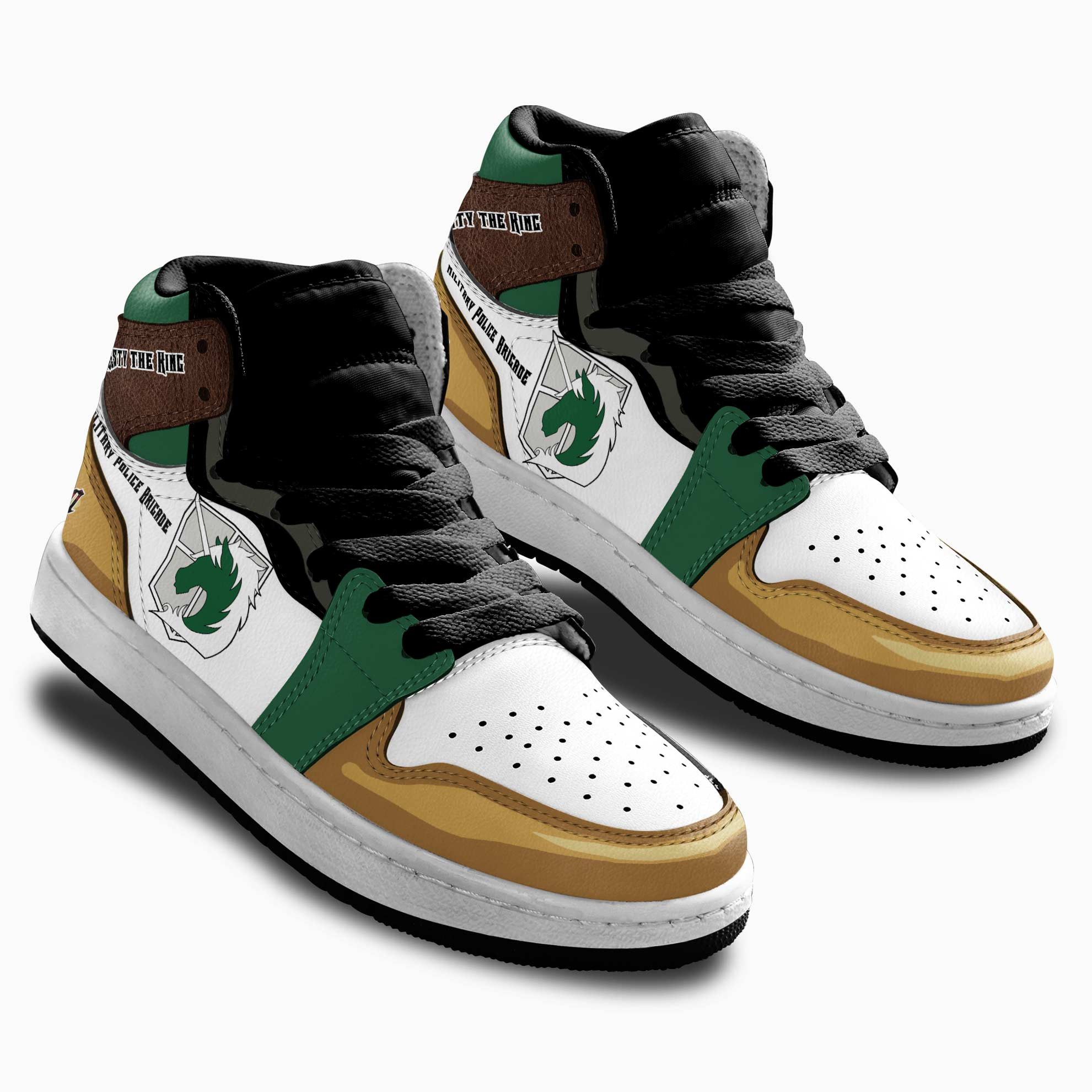 Military Police Brigade Kids Sneakers Custom Attack On Titan Anime Shoes For Kids