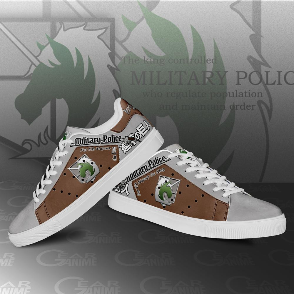 Military Police Skate Sneakers Uniform Attack On Titan Anime Shoes