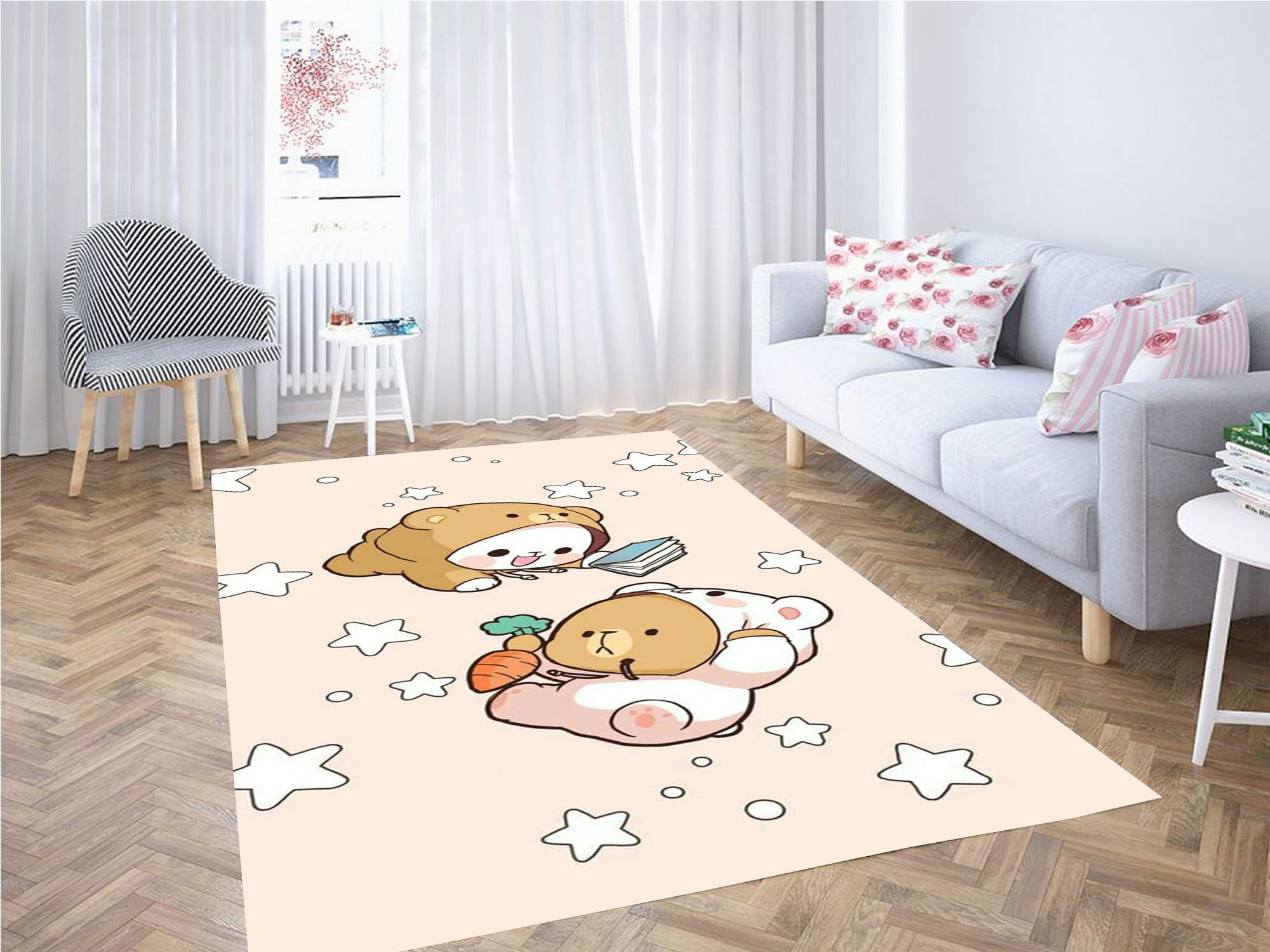Milk And Mocha Bears Carpet Rectangle Rug