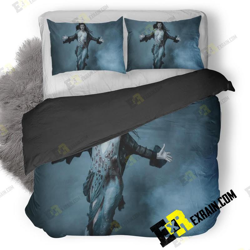 Milla Jovovich Blood Queen Hellboy D6 3D Customized Duvet Cover Bedding Set