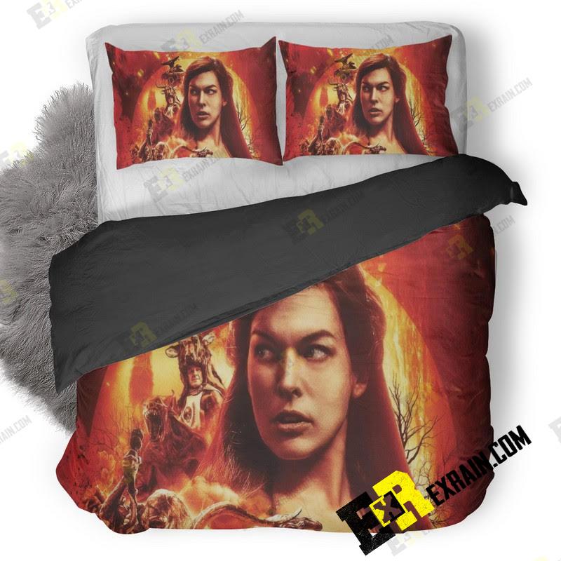 Milla Jovovich Blood Queen In Hellboy Movie Wu 3D Customized Duvet Cover Bedding Set