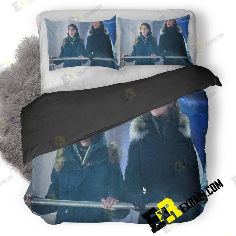Millie Bobby Brown And Vera Farmiga In Godzilla King Of The Monsters Mu 3D Customized Duvet Cover Bedding Set