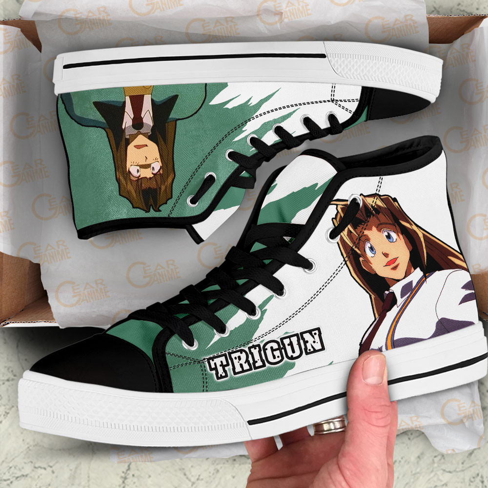 Milly Thompson High Top Shoes Trigun Custom Anime Sneakers