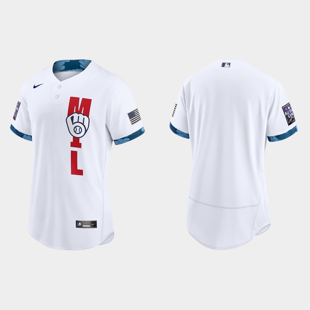 Milwaukee Brewers 2021 MLB All-Star Game Jersey - White