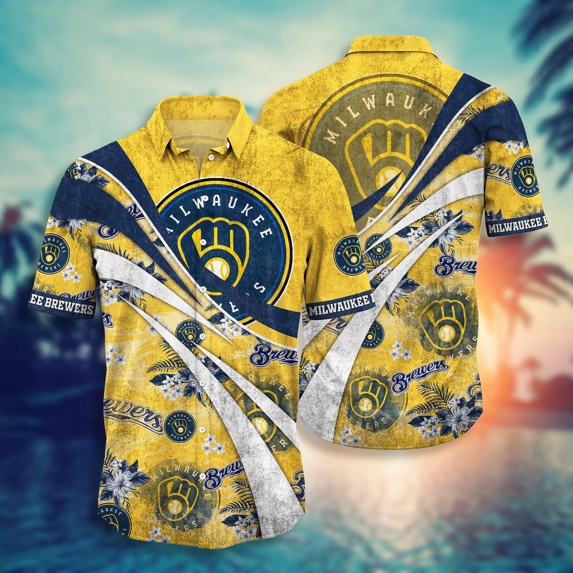 Milwaukee Brewers Hawaii Style Shirt Trending