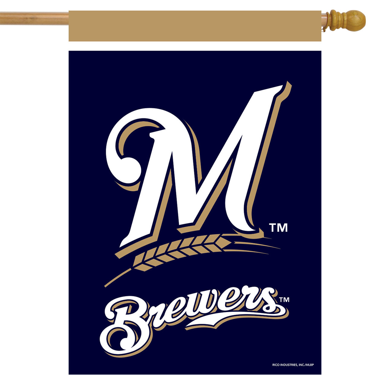 Milwaukee Brewers MLB Garden Flag, House Flag
