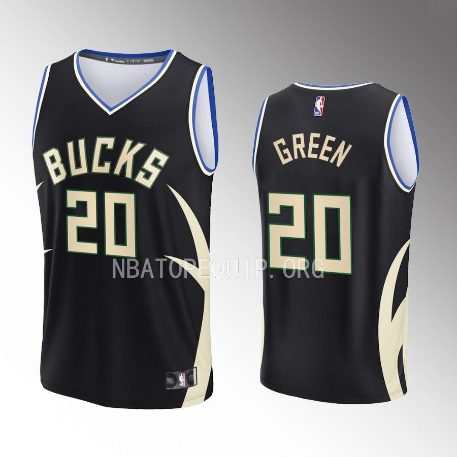 Milwaukee Bucks #20 A.C. Green Statement Edition Jersey 2022-23 Fast Break Black