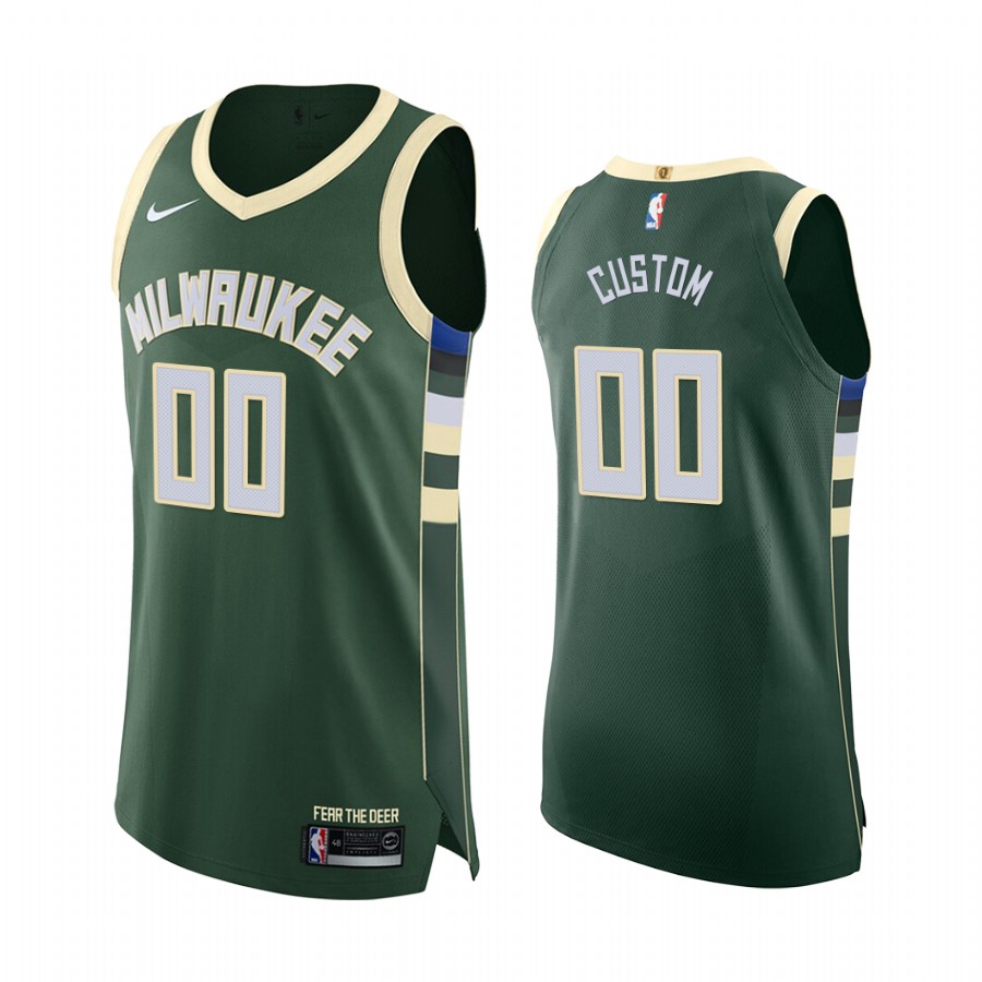 Milwaukee Bucks Custom 2019-20 Icon Jersey