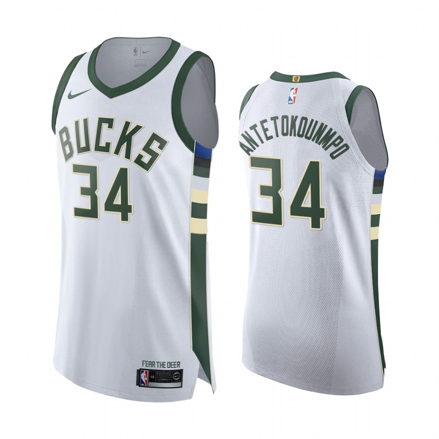 Milwaukee Bucks Giannis Antetokounmpo 2019-20 Association Edition Jersey