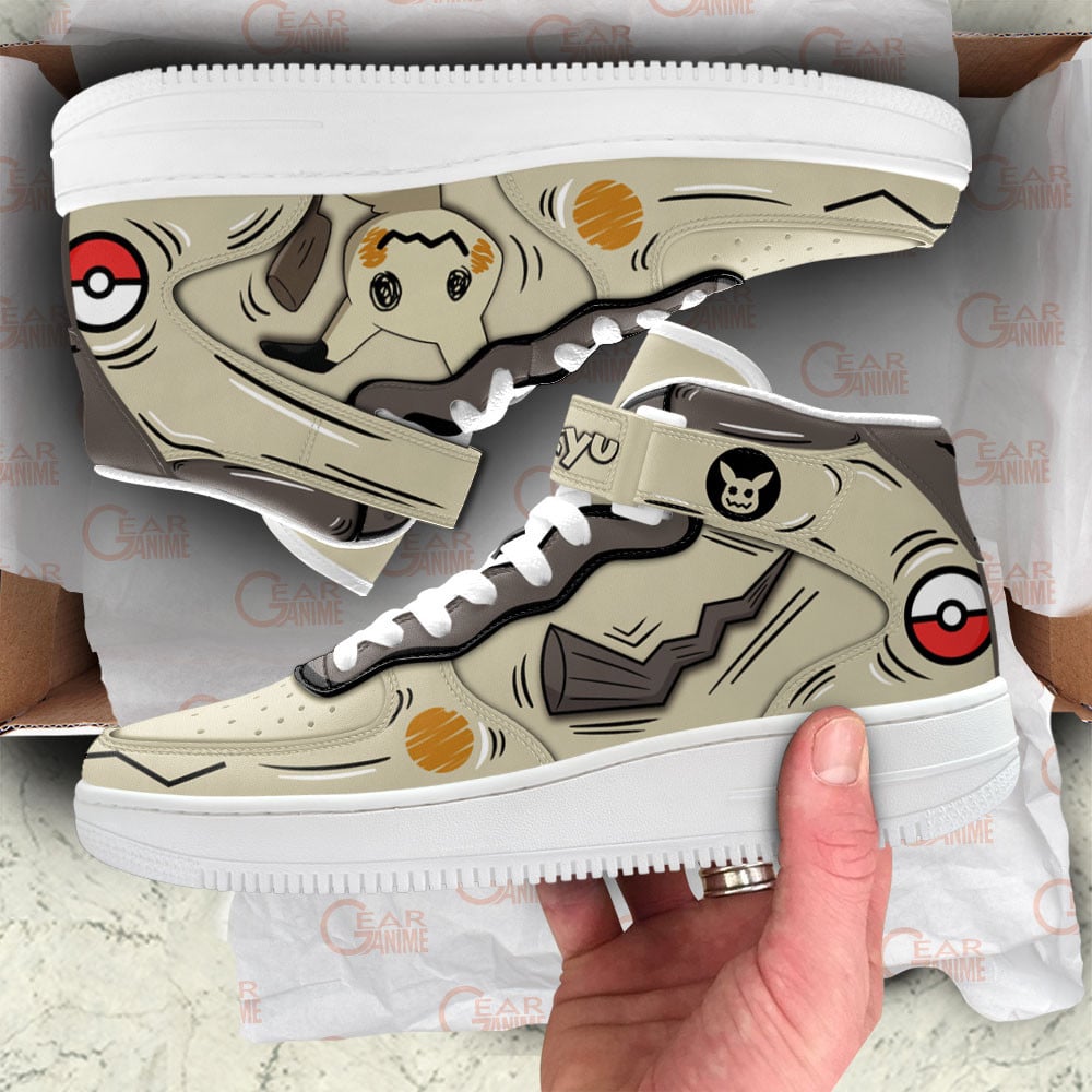 Mimikyu Sneakers Air Mid Custom Pokemon Anime Shoes