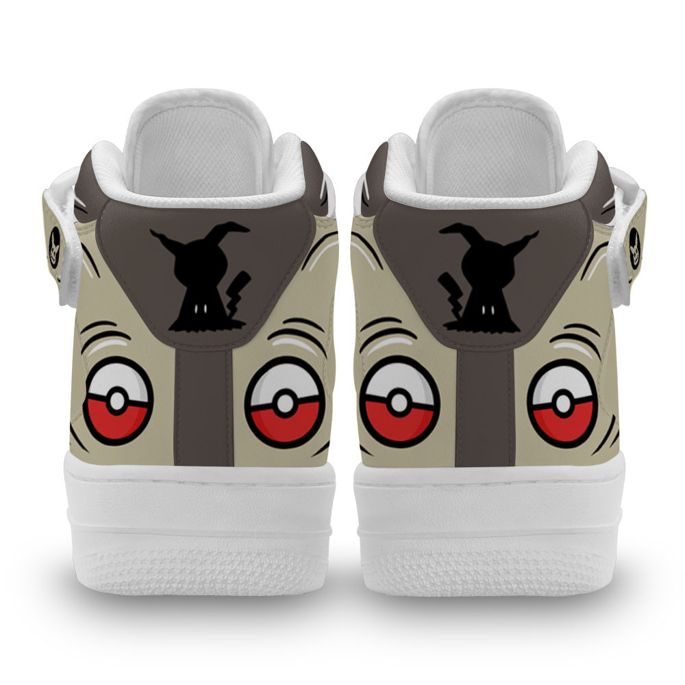 Mimikyu Sneakers Air Mid Custom Pokemon Anime Shoes