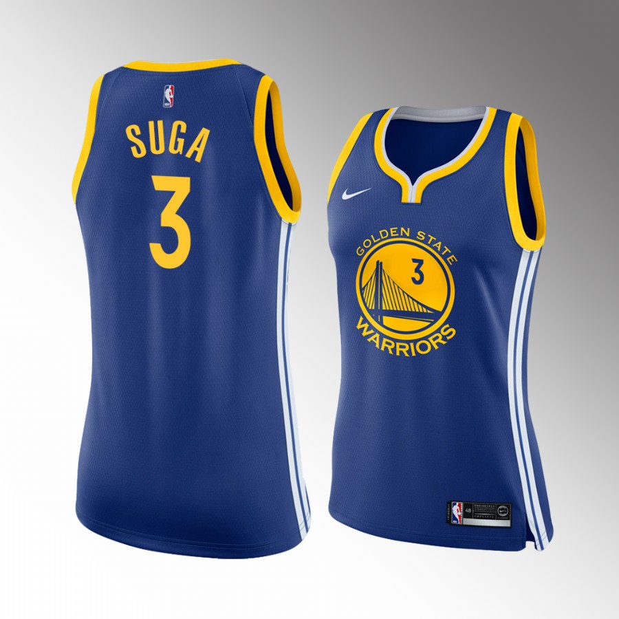 Min Yoon-gi Golden State Warriors Royal SUGA Women Jersey Icon Edition