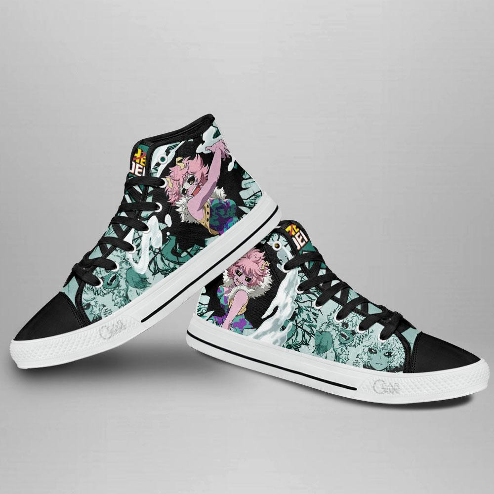 Mina Ashido High Top Shoes Custom Anime My Hero Academia Sneakers