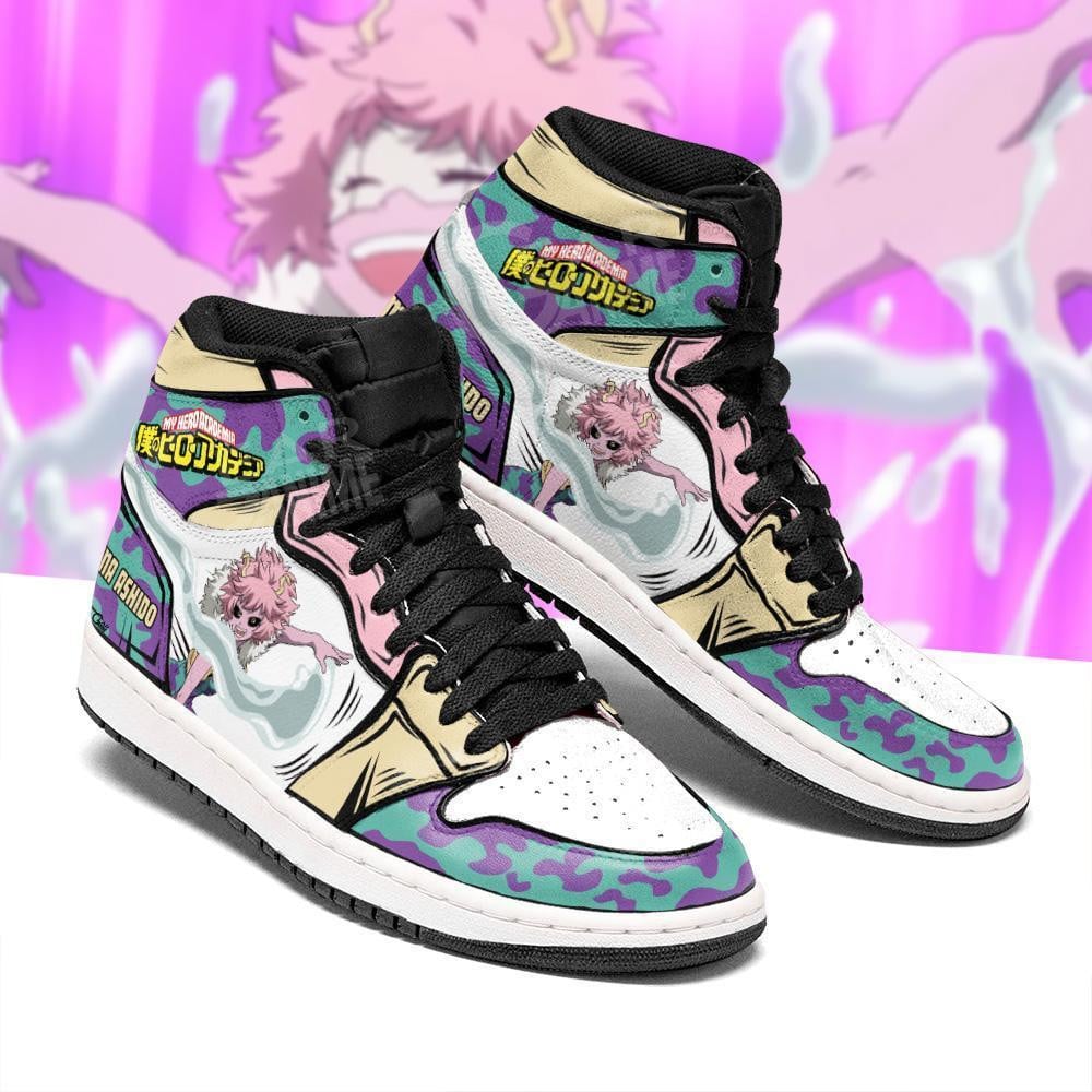Mina Ashido JD1s Sneakers Pinky My Hero Academia JD1s Sneakers, Air Jordan Hightop