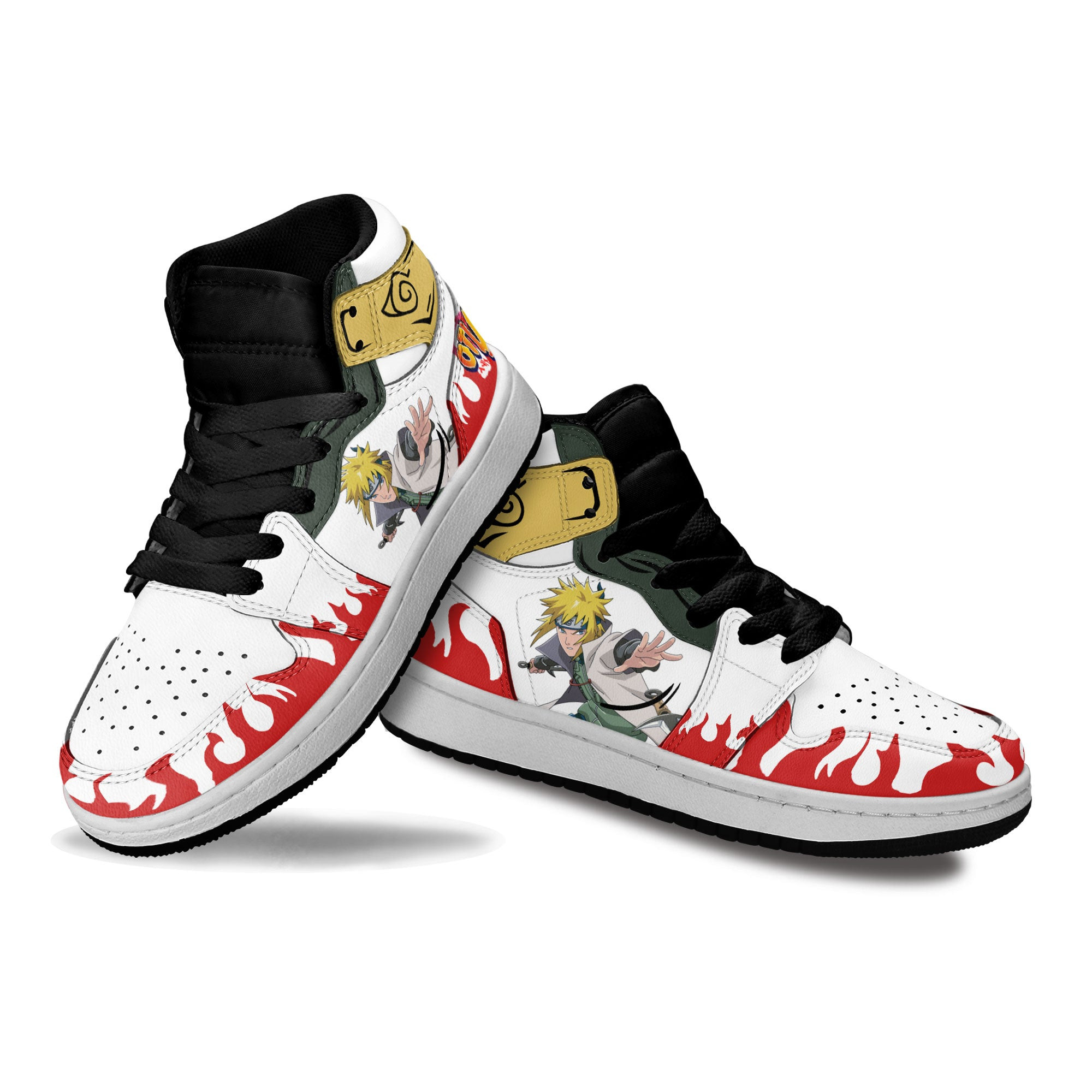Minato Namikaze Kids Sneakers Custom Anime NRT Shoes For Kids