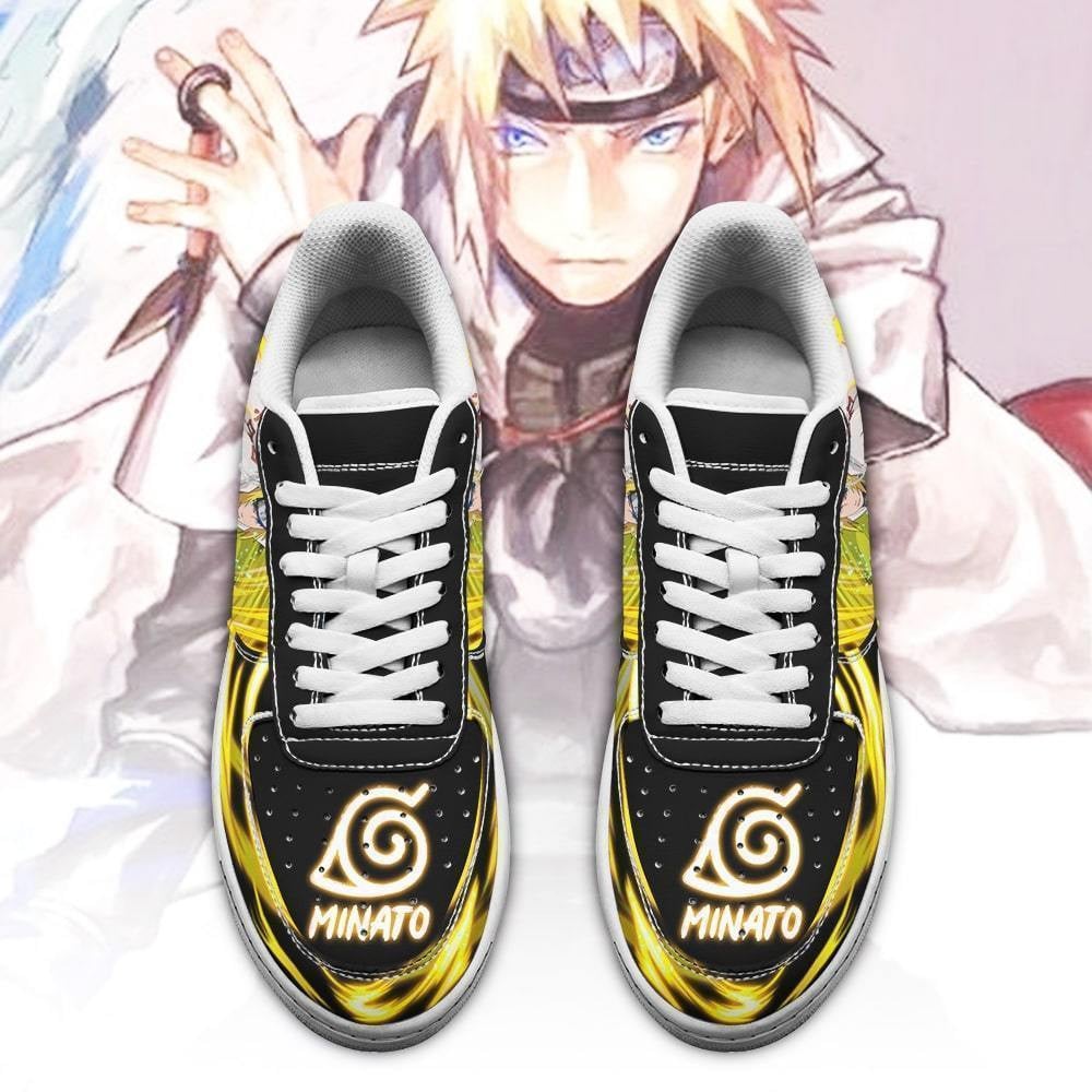 Minato Namikaze Sneakers Custom Shoes Anime Shoes Leather