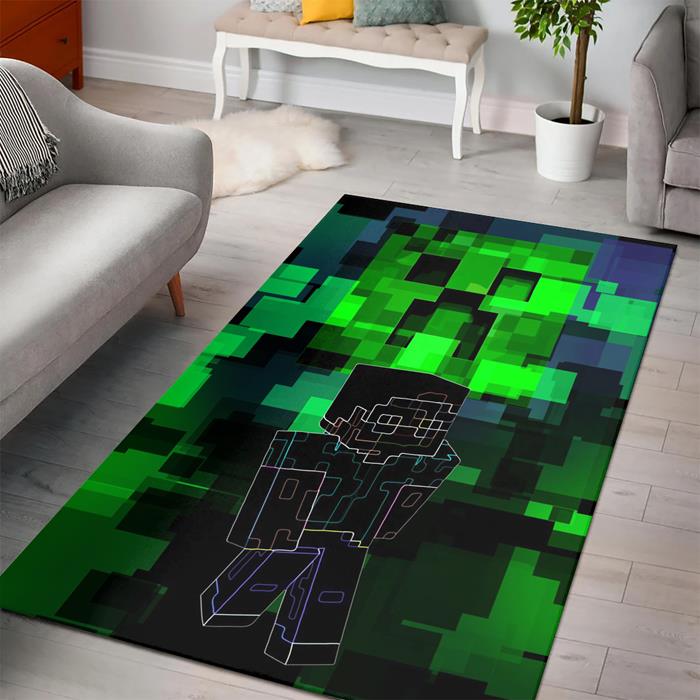 Minecraft Awakening Rectangle Rug – Custom Size And Printing