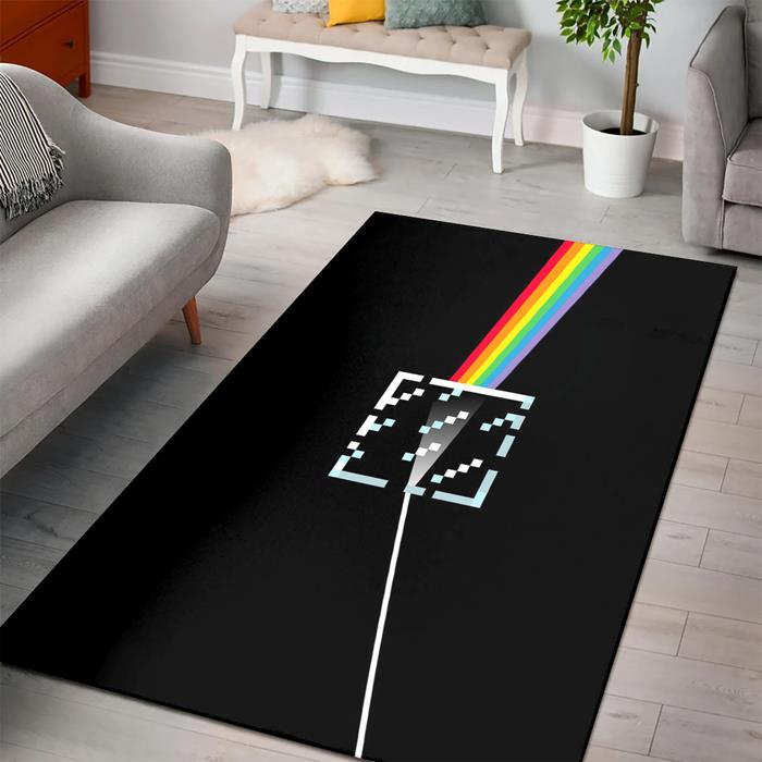 Minecraft Pink Floyd Rectangle Rug – Custom Size And Printing