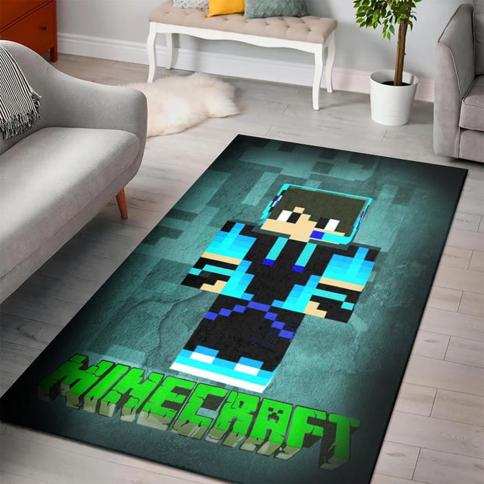 Minecraft Skin Rectangle Rug – Custom Size And Printing