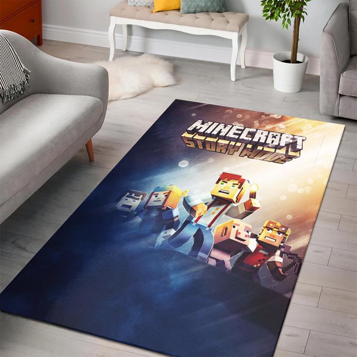Minecraft Story Mode Rectangle Rug – Custom Size And Printing