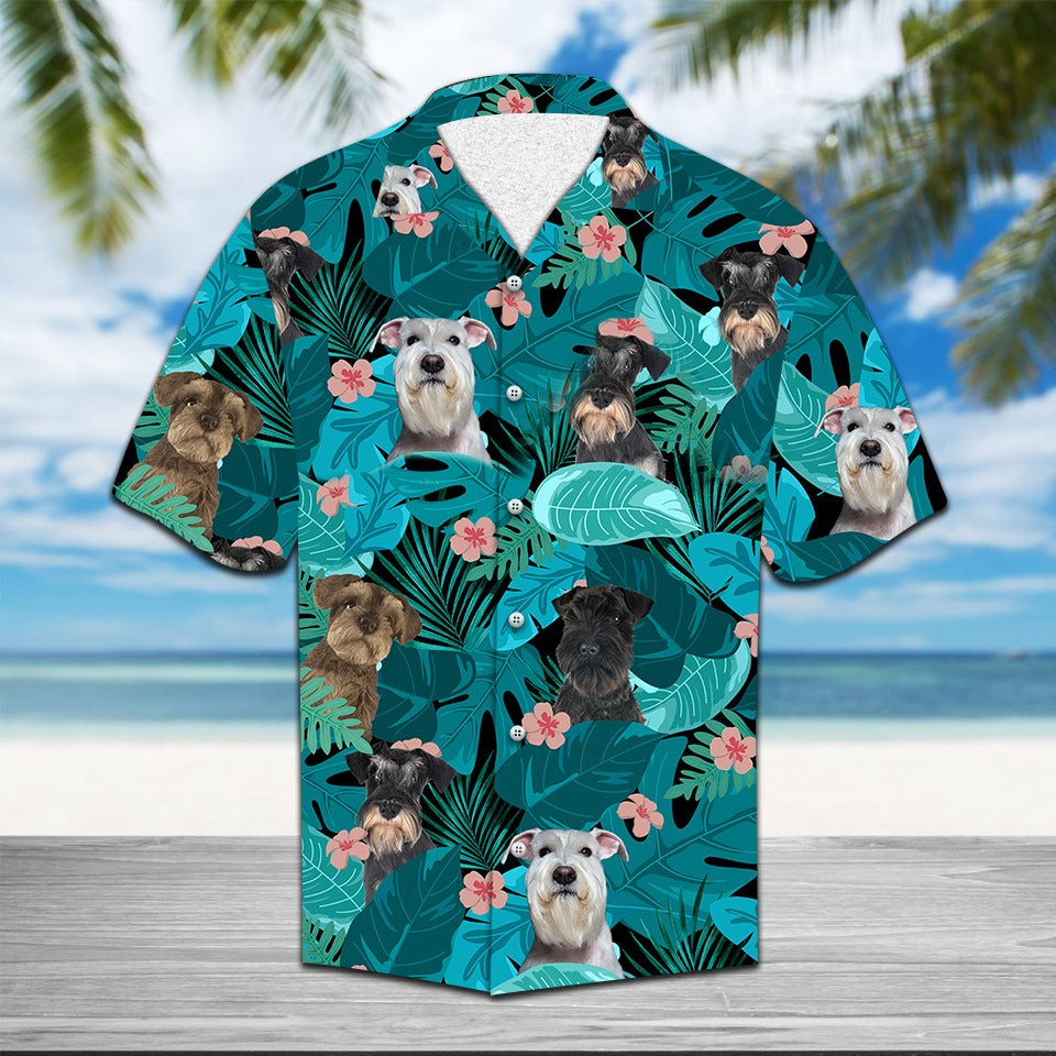 Miniature Schnauzer Hawaii Shirt