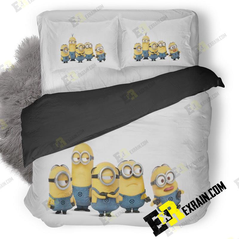 Minions 8K 6T 3D Customized Duvet Cover Bedding Set