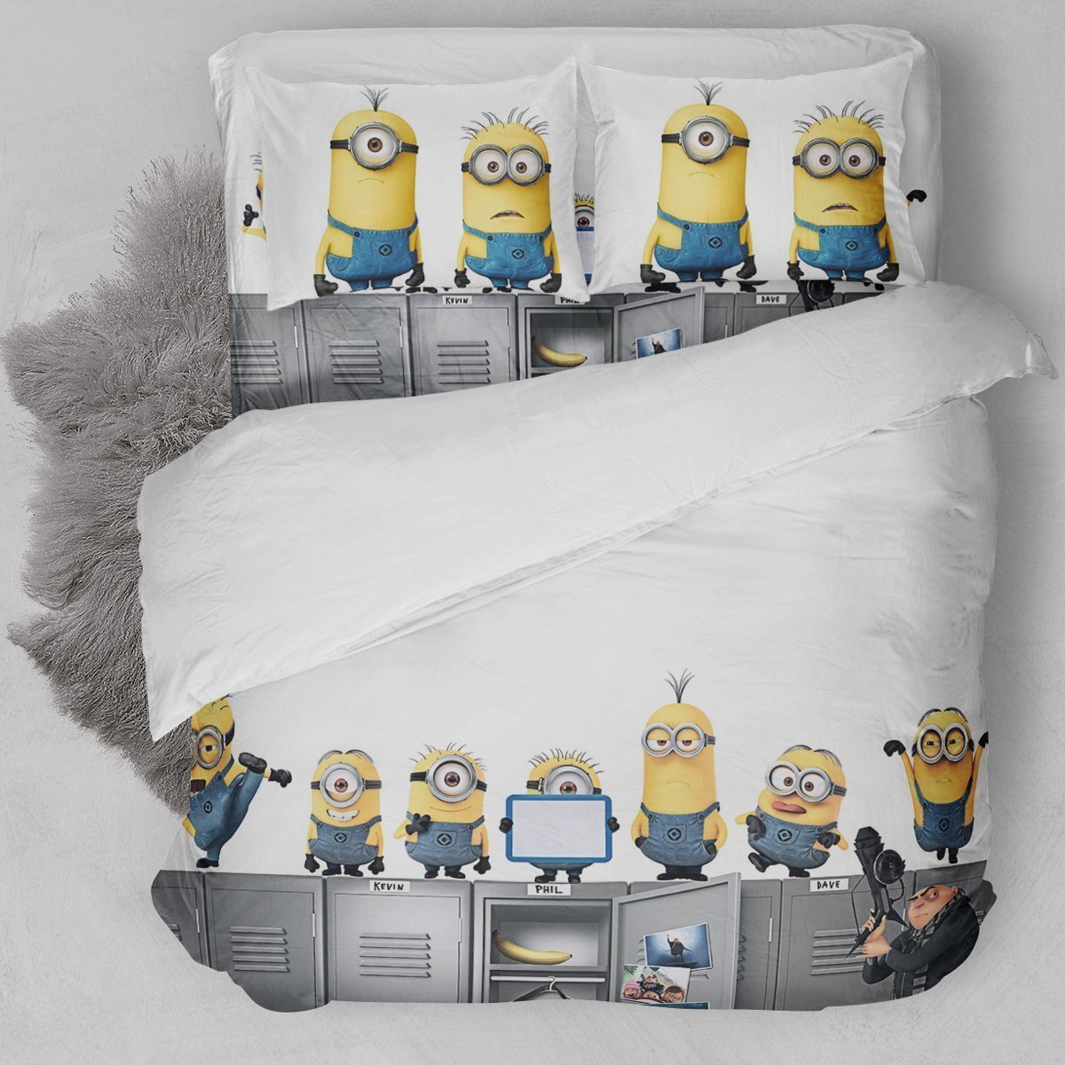 Minions And Gru A Duvet Cover Bedding Set