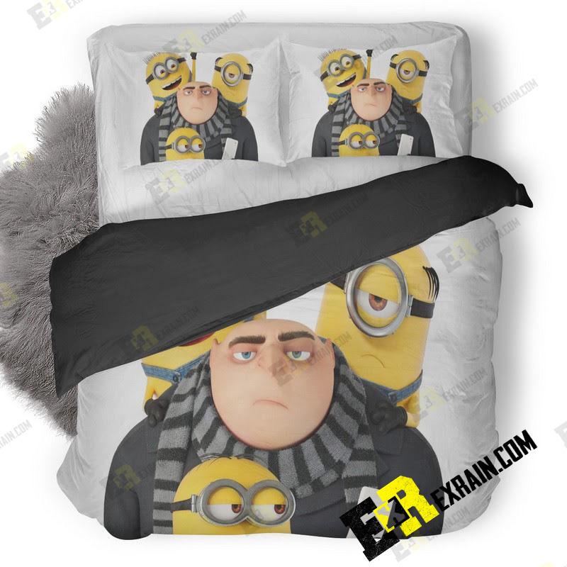 Minions And Gru Despicable Me 67 3D Customized Duvet Cover Bedding Set