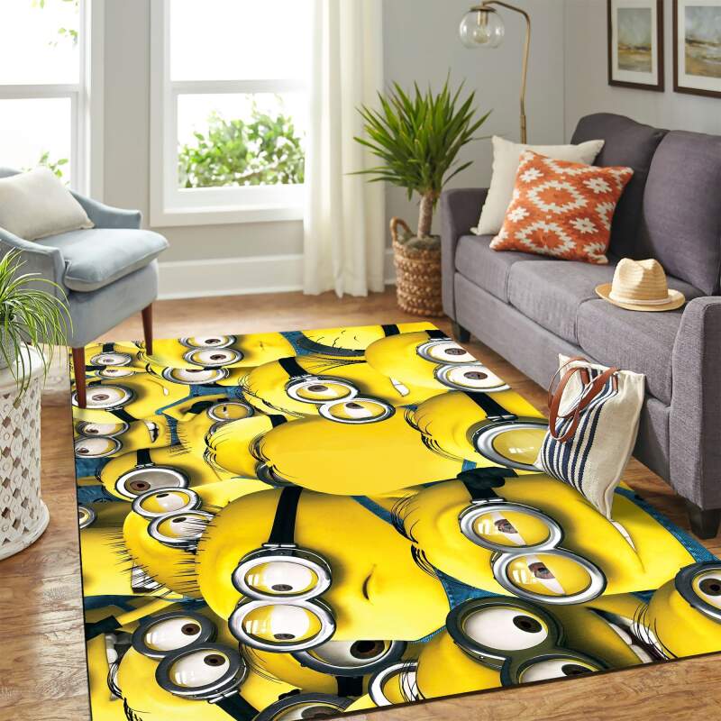 Minions De Mi Villano Favorito Carpet Floor Area Rectangle Rug