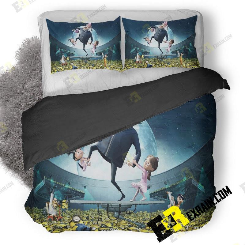 Minions Family 3D Customized Duvet Cover Bedding Set