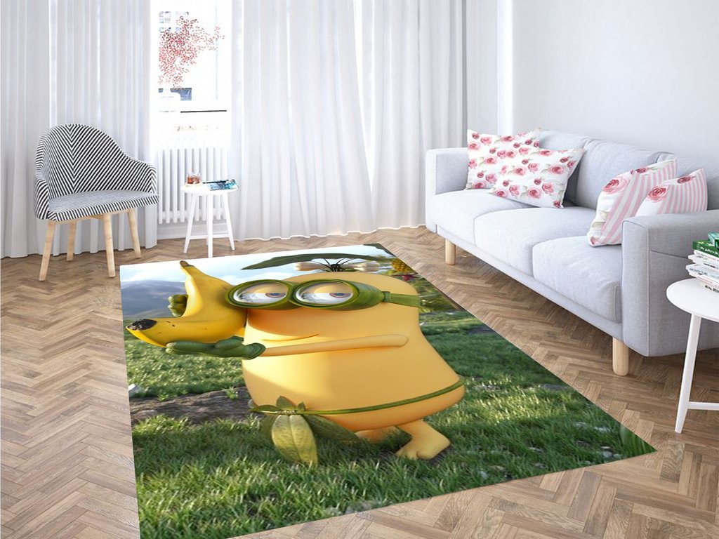 Minions My Banana Living Room Modern Carpet Rectangle Rug