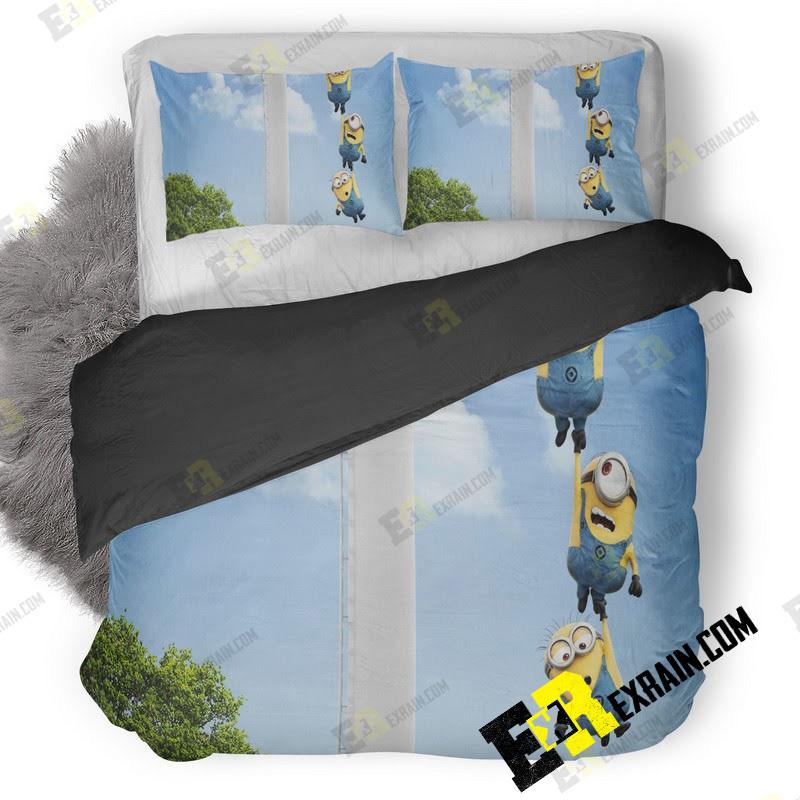 Minions Poster 3D Customized Duvet Cover Bedding Set