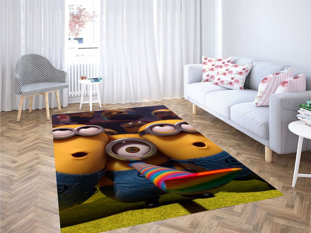 Minions Wallpaper Living Room Modern Carpet Rectangle Rug