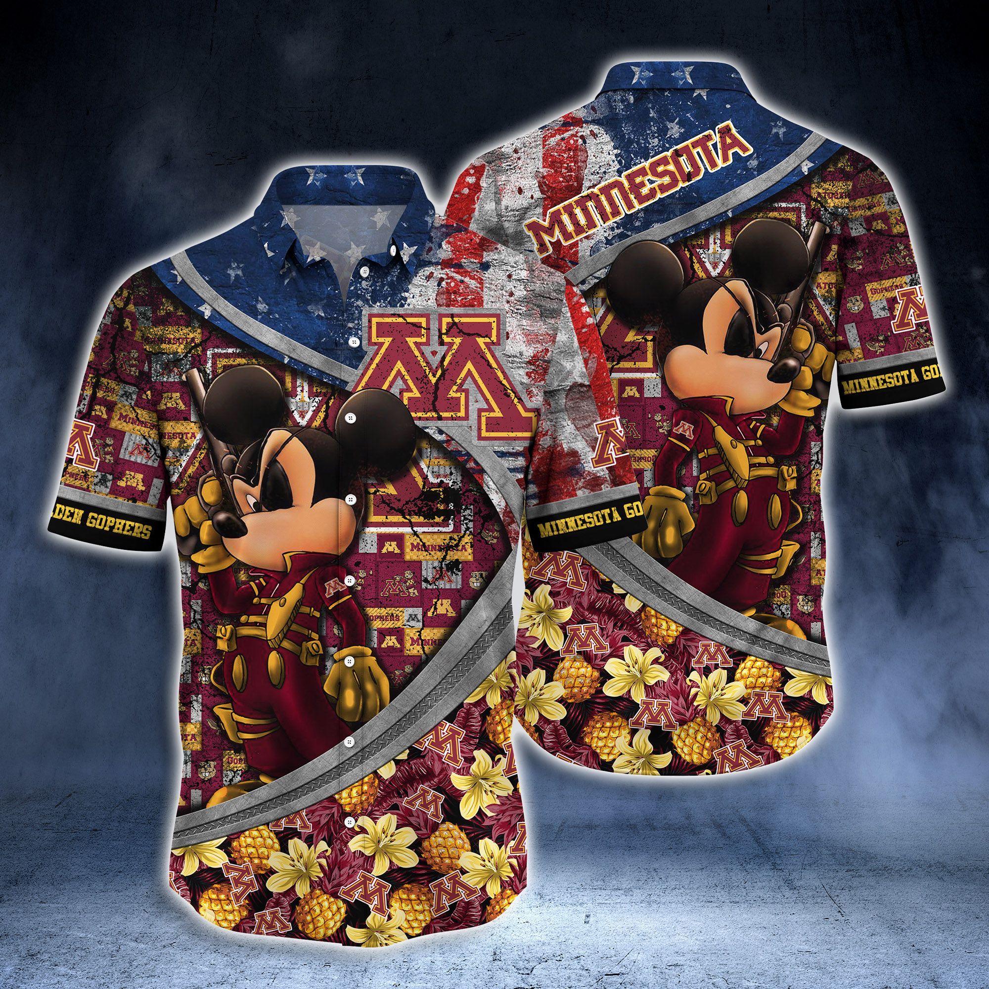 Minnesota Golden Gophers NCAA -Hawaii Shirt Style Hot Trending